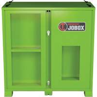 Armoire de rangement d'&eacute;PI sur place, Acier, Vert lime haute visibilit&eacute; Meunier Outillage Industriel