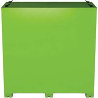 Armoire de rangement d'&eacute;PI sur place, Acier, Vert lime haute visibilit&eacute; Meunier Outillage Industriel