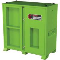 Armoire de rangement d'&eacute;PI sur place, Acier, Vert lime haute visibilit&eacute; Meunier Outillage Industriel
