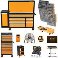 MEGAMOD Master Mechanics Tool Set in Premium Modular Foam Trays with Tool Storage & Shop Equipment, 1331 Pieces Meunier Outillage Industriel