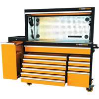 MEGAMOD Master Mechanics Tool Set in Premium Modular Foam Trays with Tool Storage & Shop Equipment, 1331 Pieces Meunier Outillage Industriel