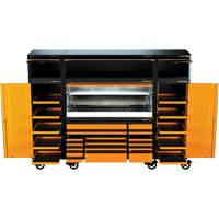 MEGAMOD Mechanics Tool Set in Premium Modular Foam Trays with Tool Storage & Shop Equipment, 1858 Pieces Meunier Outillage Industriel