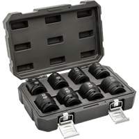Jeu de douilles m&eacute;triques &agrave; 6 pans, 8 Mcx, Chocs, Prise de 3/4" Meunier Outillage Industriel