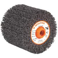 Tambour de finition FX, 4-1/4" dia. x 4" la, 5/8"-11 Arbre, Grain Cors&eacute; Meunier Outillage Industriel