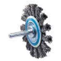 Knot Twisted Mounted Wire Wheel, 2-3/4" Dia., 0.02" Fill UE874 | Meunier Outillage Industriel