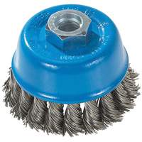 Knot-Twisted Wire Cup Brush, 3" Dia. x M14 Arbor YC635 | Meunier Outillage Industriel