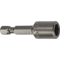 Nutsetter For Metric Sheet Metal Screws, 6 mm Tip, 1/4" Drive, 44.5 mm L, Magnetic Meunier Outillage Industriel