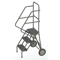 &eacute;chelles roulantes, 3 marches, Stri&eacute;, Hauteur 30" Meunier Outillage Industriel