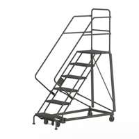 Heavy Duty Safety Slope Ladder, 6 Steps, Perforated, 50° Incline, 60" High VC574 | Meunier Outillage Industriel