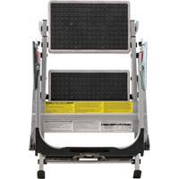 Tilt & Roll Step Stool Ladder, 2 Steps, 23" x 21" x 34.50" High VD438 | Meunier Outillage Industriel