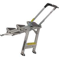 Tilt & Roll Step Stool Ladder, 3 Steps, 34" x 22" x 50.75" High VD439 | Meunier Outillage Industriel