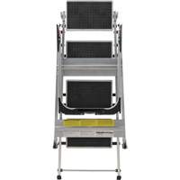 Tilt & Roll Step Stool Ladder, 4 Steps, 44.25" x 22.13" x 59" High VD440 | Meunier Outillage Industriel