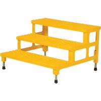 Adjustable Step-Mate Stand, 3 Step(s), 36-3/16" W x 33-7/8" L x 22-1/4" H, 500 lbs. Capacity VD448 | Meunier Outillage Industriel