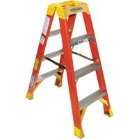 Twin Step Ladder, Fibreglass, 300 lbs. Capacity, 4' VD519 | Meunier Outillage Industriel
