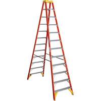 Twin Step Ladder, Fibreglass, 300 lbs. Capacity, 12' VD524 | Meunier Outillage Industriel