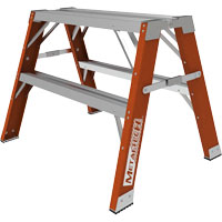 Buildman™ Step-up Workbench, 2' H x 33.5" W x 25.75" D, 300 lbs. Capacity, Fibreglass VD699 | Meunier Outillage Industriel