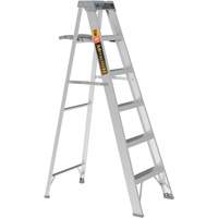 Step Ladder with Paint Tray, 6', Aluminum, 225 lbs. Capacity, Type 2 Meunier Outillage Industriel
