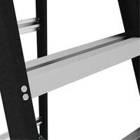 Step Ladder with Paint Tray, 10', Fibreglass, 250 lbs. Capacity, Type 1 Meunier Outillage Industriel