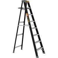 Step Ladder with Paint Tray, 8', Fibreglass, 250 lbs. Capacity, Type 1 Meunier Outillage Industriel