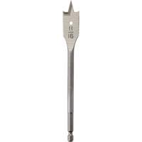 M&egrave;che plate, Diam&egrave;tre de 11/16", Tige 1/4" hex, Longeur de 6-1/8" Meunier Outillage Industriel