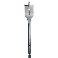 M&egrave;che plate, Diam&egrave;tre de 1", Tige 1/4" hex, Longeur de 6" Meunier Outillage Industriel