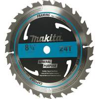 Lame de scie circulaire pour charpente &agrave; pointes au carbure, 8-1/4", 24 dents, Pour Bois Meunier Outillage Industriel