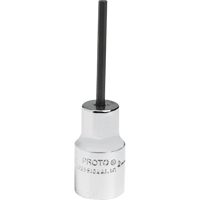 Douille &agrave; embout, Hexagonale, 2,5 mm x 1-7/8" lo, Prise 1/4" Meunier Outillage Industriel