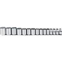 Jeu de douilles, 15 Mcx, Prise de 1/2" Meunier Outillage Industriel