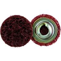 Disque de conditionnement de surface &agrave; remplacement rapide Standard Abrasives, 3/4" dia., Grain Moyen, Oxyde d'aluminium Meunier Outillage Industriel