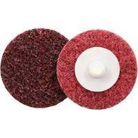 Disque de conditionnement de surface &agrave; remplacement rapide Standard Abrasives, 2" dia., Grain Moyen, Oxyde d'aluminium Meunier Outillage Industriel