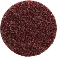 Disque de conditionnement de surface &agrave; remplacement rapide Standard Abrasives, 2" dia., Grain Moyen, Oxyde d'aluminium Meunier Outillage Industriel