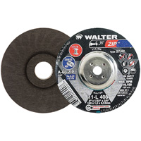 Zip Cutting and Grinding Wheel, 4" x 1/32", 3/8" Arbor, Type 27, 60 Grit, Aluminum Oxide Meunier Outillage Industriel