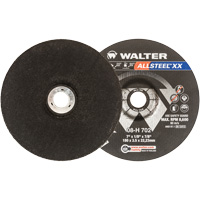 Allsteel™ XX Depressed Centre Grinding Wheels, 7" x 1/8", 7/8" arbor, Type 27 VV722 | Meunier Outillage Industriel