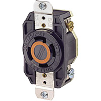 Prise encastr&eacute;e mise &agrave; la terre simple &agrave; trois bornes et quatre fils Meunier Outillage Industriel