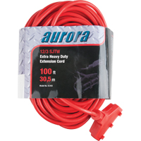 Cordon rallonge en vinyle, Ext&eacute;rieur, SJTW, AWG 12/3, 15 A, 3 prise(s), 100' Meunier Outillage Industriel