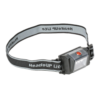 HeadsUp Lite 2610 Headlamp, LED, 30 Lumens, 19 Hrs. Run Time, AAA Batteries Meunier Outillage Industriel