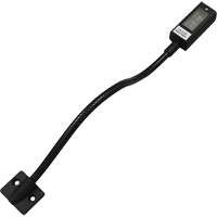 LED Gooseneck Maplight, 1 W, LED, 12" Neck, Black Meunier Outillage Industriel