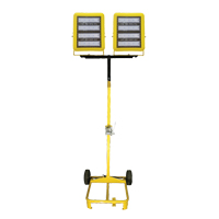 Dual-Head Cart with Winch, LED, 400 W, 60000 Lumens, Aluminum Housing Meunier Outillage Industriel