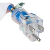 TPE-Rubber Extension Cord with Light Indicator, All-Weather, SJEOW, 14/3 AWG, 15 A, 3 Outlet(s), 25' Meunier Outillage Industriel