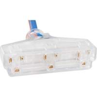 TPE-Rubber Extension Cord with Light Indicator, All-Weather, SJEOW, 12/3 AWG, 15 A, 3 Outlet(s), 25' Meunier Outillage Industriel