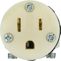 Hospital Grade Extension Plug Connector, 5-15R, Nylon XI198 | Meunier Outillage Industriel