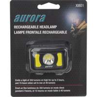 Headlamp, LED, 350 Lumens, 2 Hrs. Run Time, Rechargeable Batteries Meunier Outillage Industriel