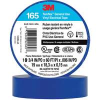 Temflex™ General Use Vinyl Electrical Tape 165, 19 mm (3/4") x 18 M (60'), Blue, 6 mils XI862 | Meunier Outillage Industriel
