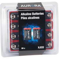 Industrial Alkaline Batteries, 9 V XJ222 | Meunier Outillage Industriel