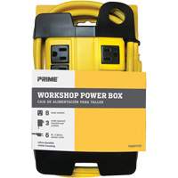 Workshop Power Box, 8 Outlet(s), 6', 15 Amps, 1875 W, 125 V XC040 | Meunier Outillage Industriel