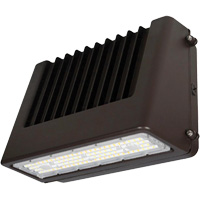 Wall Pack Light Fixture, LED, 120 V, 80 W, 6.5" H x 9.3" W x 14.4" D Meunier Outillage Industriel