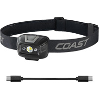 FL20R Dual Colour Wide Angle Flood Headlamp, LED, 520 Lumens, 2.5 Hrs. Run Time, Rechargeable Batteries Meunier Outillage Industriel