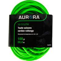 Cordon rallonge de calibre industriel, Toutes saisons, SJTW, AWG 10/3, 15 A, 100' Meunier Outillage Industriel