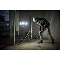 18V Professional Cordless Folding Panel Work Light on Tripod, LED, 3600 Lumens Meunier Outillage Industriel