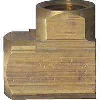Extruded 90° Elbow Pipe Fitting, FPT, Brass, 1/8" YA811 | Meunier Outillage Industriel
